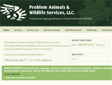 Tablet Screenshot of pawservicesct.com